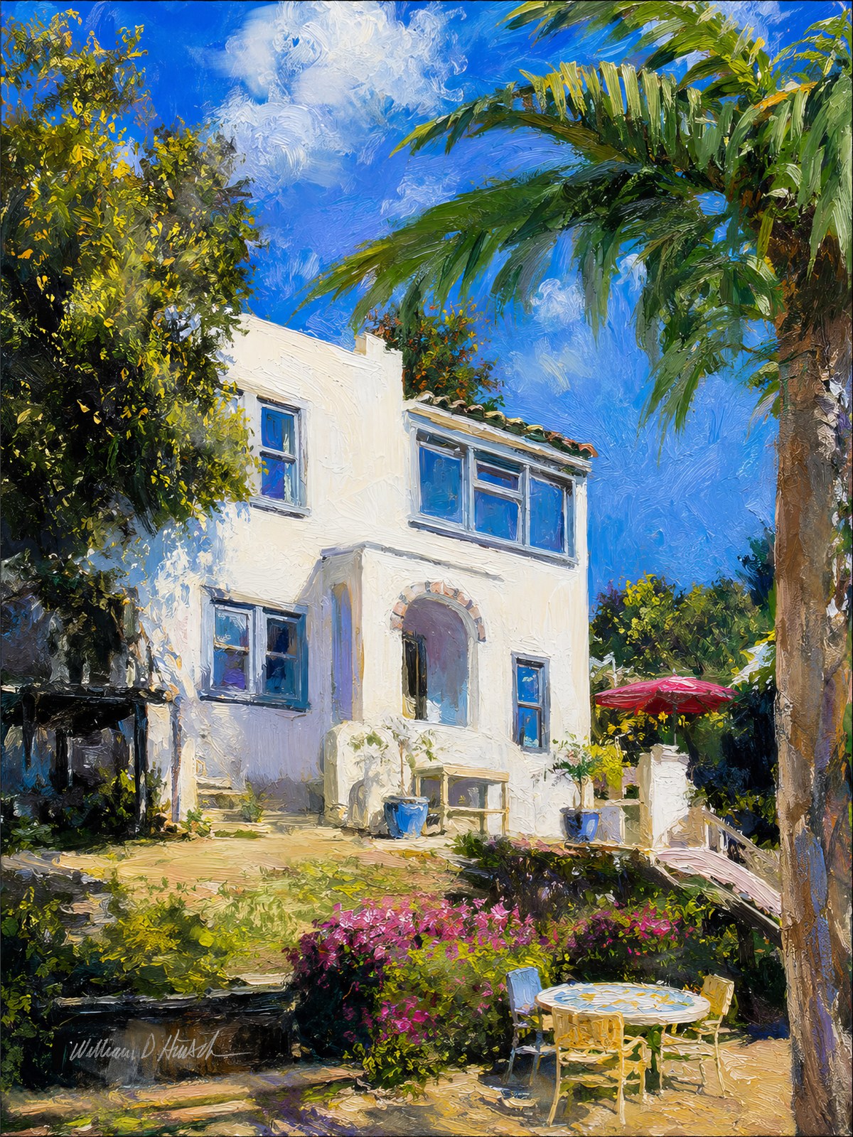 California Dream, commissioned home portrait.