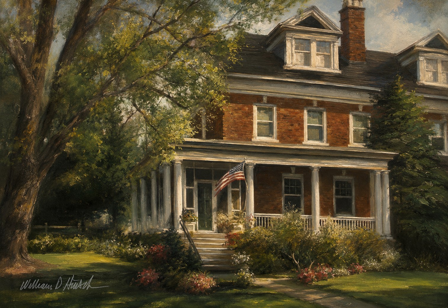 An Indianapolis home, commissioned portrait.