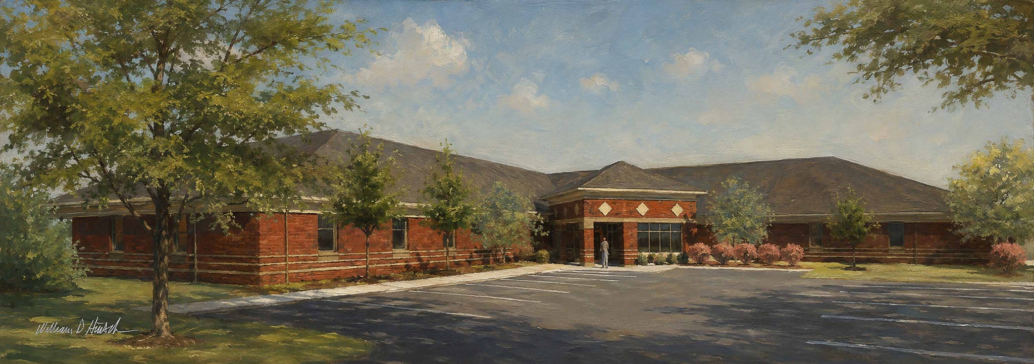 The Normand Building, commissioned architectural portrait.